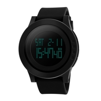 Hommes Femmes Montre Numérique Chronomètre Alarme Montre Lumineuse