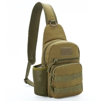 Hommes Femmes Poitrine Sac Camouflage Militaire Sport Sac Grande Capacité Randonnée Cyclisme En Plein Air Pack Sac À Bandoulière