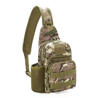 Hommes Femmes Poitrine Sac Camouflage Militaire Sport Sac Grande Capacité Randonnée Cyclisme En Plein Air Pack Sac À Bandoulière