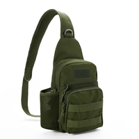 Hommes Femmes Poitrine Sac Camouflage Militaire Sport Sac Grande Capacité Randonnée Cyclisme En Plein Air Pack Sac À Bandoulière