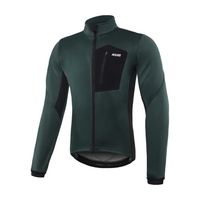 Hommes Hiver Vélo Veste Coupe-Vent Imperméable Chaud Thermique Polaire VTT Vélo Veste Manteau