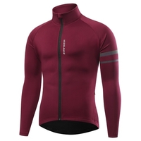 Hommes manches longues cyclisme maillot coupe-vent vtt vélo veste coupe-vent vêtements de vélo
