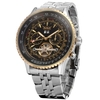 Hommes montre mécanique automatique bande en acier mode montre-bracelet multifonction calendrier affichage de la date montres