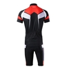 Hommes perméable à l’air sec rapide confortable manches courtes maillot + Shorts rembourrés vélo vêtements Set équitation Sportwear