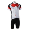 Hommes perméable à l’air sec rapide confortable manches courtes maillot + Shorts rembourrés vélo vêtements Set équitation Sportwear