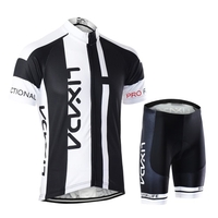 Hommes perméable à l’air sec rapide confortable manches courtes maillot + Shorts rembourrés vélo vêtements Set équitation Sportwear