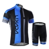 Hommes perméable à l’air sec rapide confortable manches courtes maillot + Shorts rembourrés vélo vêtements Set équitation Sportwear