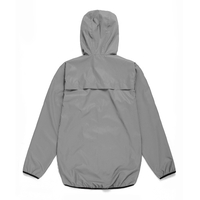 Hommes réfléchissant cyclisme veste coupe-vent à capuche vélo veste manteau pour course randonnée marche nuit sécurité veste