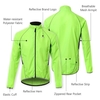 Hommes Réfléchissant Veste De Cyclisme Respirant À Manches Longues Vélo Jersey Vent Manteau Gilet En Plein Air Sportswear