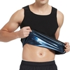 Hommes Taille Formateur Gilet Zipper Workout Gilet Corps Shaper Costume Chemise Débardeur Mince Perte De Poids Entraîneur Gilet