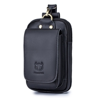 Hommes Vintage en cuir ceinture sac voyage téléphone portable sac à main portefeuille taille sac Fanny Pack