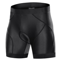 Hommes Vélo Rembourré Shorts avec Anti-Slip Leg Grips Cyclisme 3D Rembourré Sous-Vêtements Vélo Rembourrage Shorts D