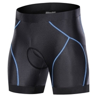 Hommes Vélo Rembourré Shorts avec Anti-Slip Leg Grips Cyclisme 3D Rembourré Sous-Vêtements Vélo Rembourrage Shorts D