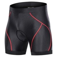 Hommes Vélo Rembourré Shorts avec Anti-Slip Leg Grips Cyclisme 3D Rembourré Sous-Vêtements Vélo Rembourrage Shorts D