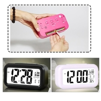 Horloge de chevet pour enfants Table intelligente de veilleuse Horloge électronique Grand écran Horloge numérique