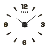 Horloge murale bricolage horloge murale miroir sans cadre