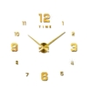 Horloge murale bricolage horloge murale miroir sans cadre