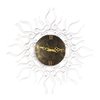 Horloge murale en forme de soleil Horloge suspendue Horloge vintage Horloge silencieuse Horloge à piles sans coche