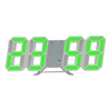 Horloge murale LED 3D multifonctionnelle serrure de Table numérique affichage de la température grand écran réveil pour l