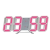 Horloge murale LED 3D multifonctionnelle serrure de Table numérique affichage de la température grand écran réveil pour l
