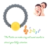 HOT mignon 100% qualité alimentaire silicone Bangles Bracelet avec ronds de Bell Perles Croquer BPA Teethers gratuites Nursing Toy Bijoux apaisant pour bébé Garçons Filles Maman cadeau enfant