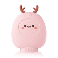 Hot Water Bottle 2 in 1 Silicone Warm Water Bag / Ice Pack Microwave Heating Leak-proof Gift for Kids Girls