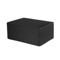 Housse anti-poussière pour amplificateur de guitare Housse anti-poussière en soie de lait élastique avec brosse de nettoyage pour haut-parleurs amplificateurs (Noir)