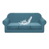 Housse de canapé pour 3 coussins séparés canapé imperméable extensible doux housse de canapé lavable housse de canapé solide meubles couvre protecteur