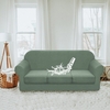 Housse de canapé pour 3 coussins séparés canapé imperméable extensible doux housse de canapé lavable housse de canapé solide meubles couvre protecteur