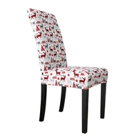 Housse de chaise de salle à manger décorative de Noël