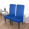 Housse de chaise de salle à manger,  housse de chaise amovible à haute élasticité Housse de protection de siège de chaise imperméable en cuir PU lavable pour la cérémonie de mariage de l