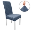 Housse de chaise de salle à manger,  housse de chaise amovible haute extensible Housse de protection de siège de chaise lavable
