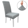 Housse de chaise de salle à manger,  housse de chaise amovible haute extensible Housse de protection de siège de chaise lavable