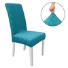 Housse de chaise de salle à manger,  housse de chaise amovible haute extensible Housse de protection de siège de chaise lavable