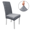 Housse de chaise de salle à manger,  housse de chaise amovible haute extensible Housse de protection de siège de chaise lavable