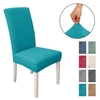 Housse de chaise de salle à manger,  housse de chaise amovible haute extensible Housse de protection de siège de chaise lavable,  motif jacquard,  housse de chaise pour la cérémonie de mariage de l