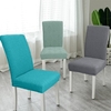 Housse de chaise de salle à manger,  housse de chaise amovible haute extensible Housse de protection de siège de chaise lavable,  motif jacquard,  housse de chaise pour la cérémonie de mariage de l