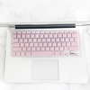 Housse de clavier en TPU Film de protection pour clavier anti-poussière Compatible avec Apple MacBook Air 13, 3 pouces A1466 / A1369 rose
