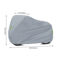 Housse de moto universelle - Protection extérieure étanche toutes saisons contre la poussière,  les débris,  la pluie et les intempéries (M-XXXXL) Remplacement du tissu 210D Oxford pour Honda,  Suzuki,  Kawasaki,  Yamaha,  BMW