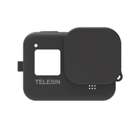 Housse de protection en caoutchouc TELESIN Housse de protection en silicone avec lanière de protection d