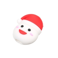 Housse de protection pour chargeur USB avec thème sur le thème du câble mignonne de Noël