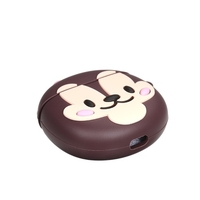Housse de protection pour écouteurs en gel de silice Kiki Clamshell-Type portable 3D de dessin animé pour Airpods rechargeable de 1/2 génération