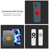 Housse de protection Tracker Housse en silicone Housse de protection anti-perte Support adhésif arrière Support de protection souple Compatible avec les accessoires Apple Airtags