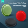 Housse de protection Tracker Housse en silicone Housse de protection anti-perte Support adhésif arrière Support de protection souple Compatible avec les accessoires Apple Airtags