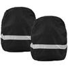 Housse de sac réfléchissante housse de pluie sac à dos étanche housse de voyage ultralégère avec bande réfléchissante pour randonnée cyclisme voyage