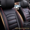 Housse de siège auto en cuir PU universel siège avant de voiture protecteur de siège de voiture accessoires intérieurs de voiture