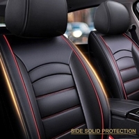 Housse de siège auto en cuir PU universel siège avant de voiture protecteur de siège de voiture accessoires intérieurs de voiture