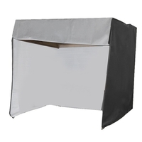 Housse de siège de balançoire 2 places imperméable coupe-vent anti-UV housse de siège suspendu de jardin housse de hamac pliant housse de meubles de jardin anti-poussière avec fermeture à glissière