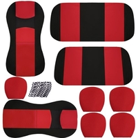 Housse de siège de voiture universelle Protecteurs de décoration intérieure automatique Appui-tête et coussin de dossier pour voiture,  camion,  Suv,  Van