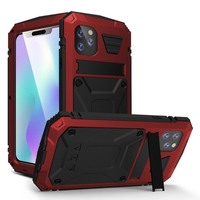 Housse de téléphone robuste étui en métal IP54 étanche antichoc Anti-chute coque de téléphone portable Compatible avec iphone 11 pro max